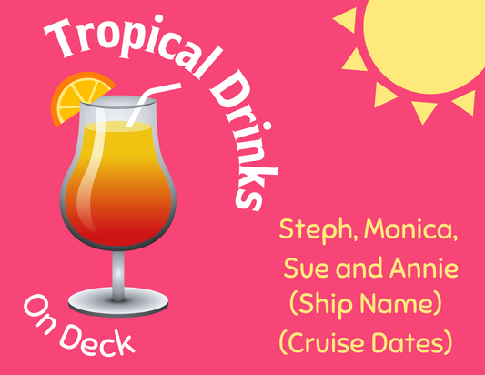 Tropical Drinks On Deck
